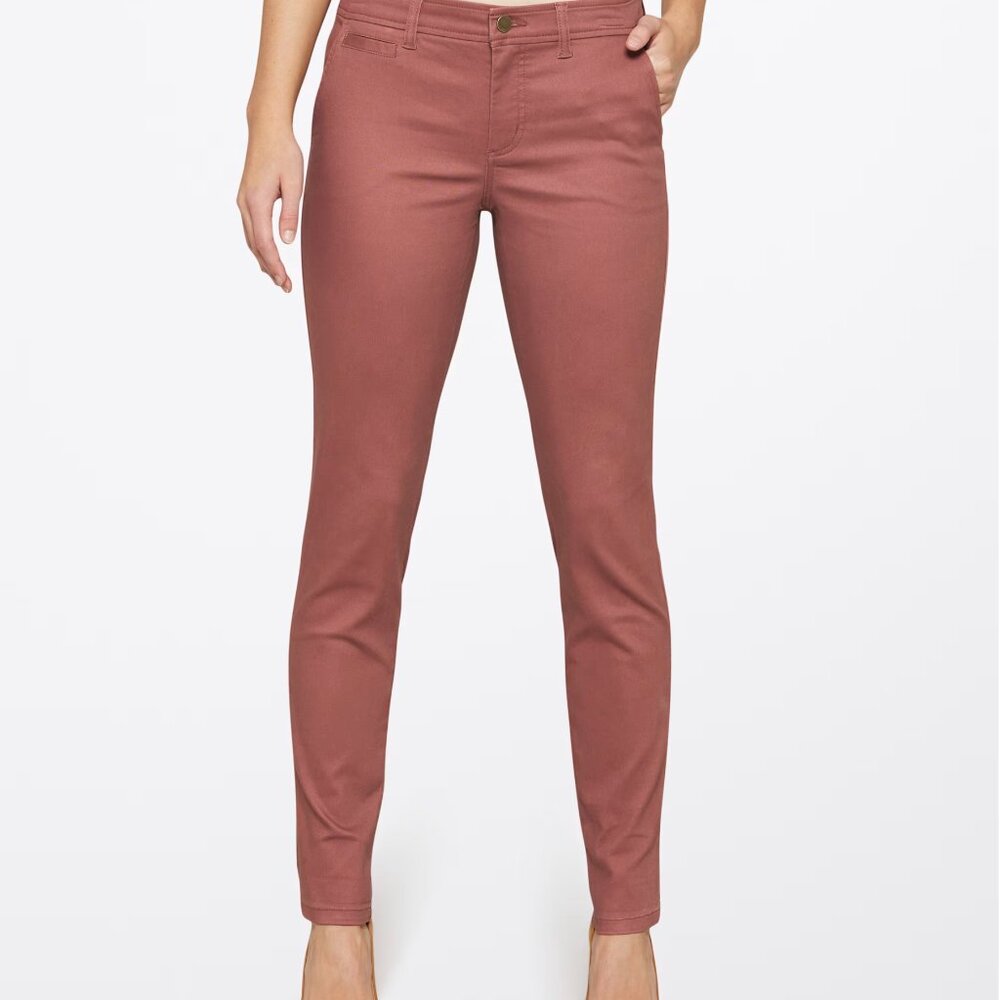 41 Hawthorn Rosabelt Skinny Eggplant Jeans Size 2 Roll-Up Ankle Fit 28x29